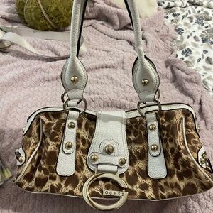 Guess Multicolor Retro Interior Handbag